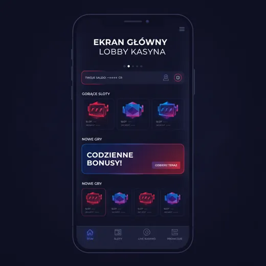 Ekran główny - lobby kasyna